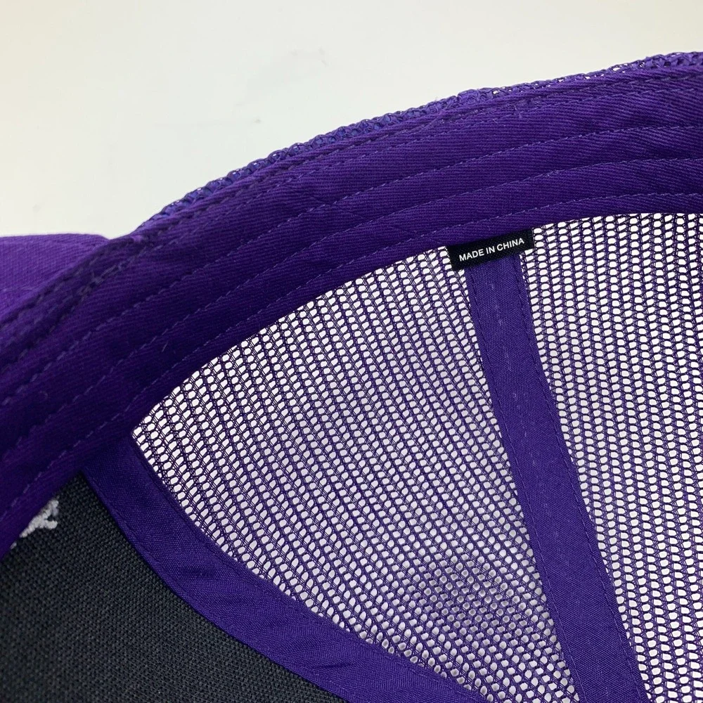 The Paisley Project Hat Purple Mesh Adjustable Snapback Richardson Trucker Cap